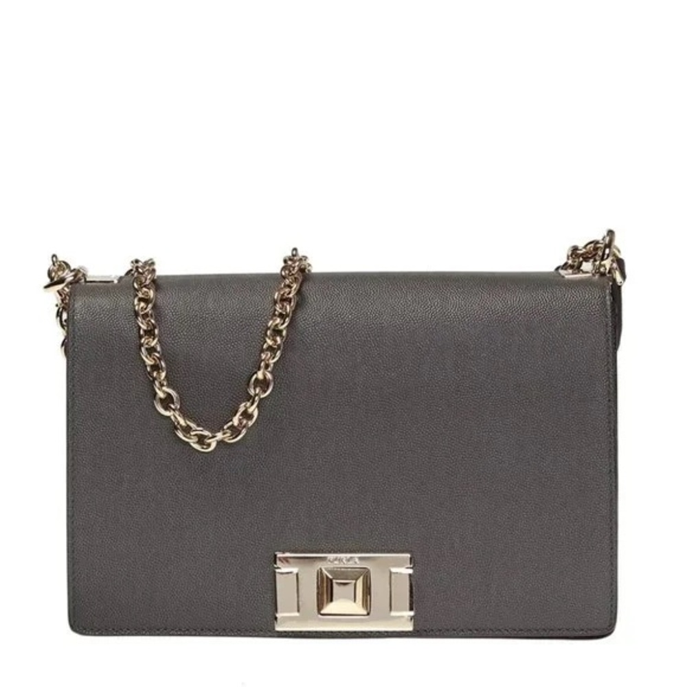 Furla Mimi grey leather crossbody/shoulder bag